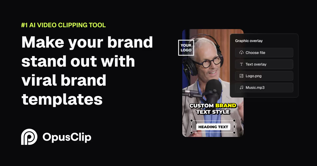 OpusClip — Brand templates