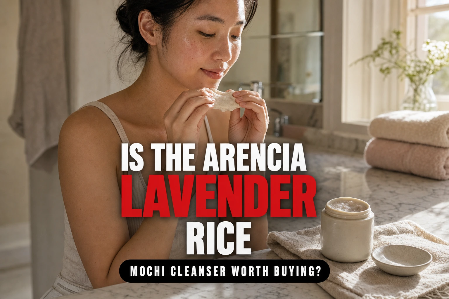 Is the Arencia Lavender Rice Mochi Cleanser Worth Buying?