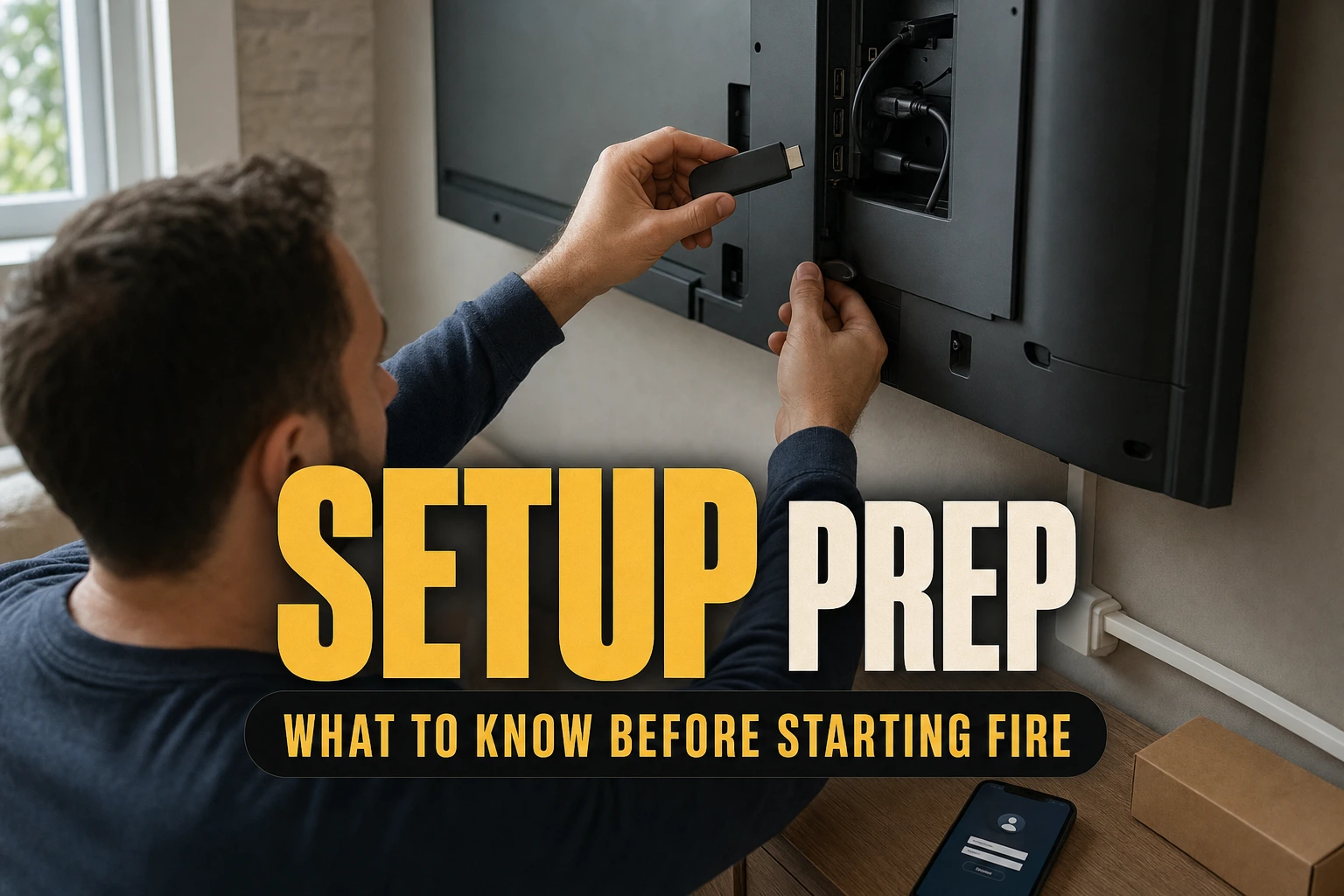 Setup Prep: What to Know Before Starting Fire TV Sticks