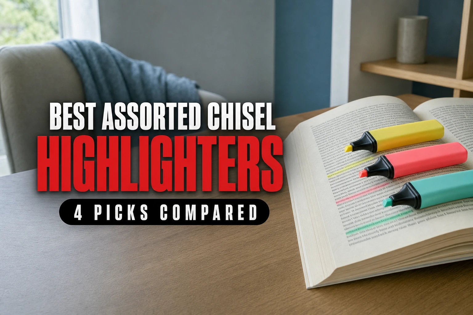Best Assorted Chisel Highlighters: 4 Picks Compared