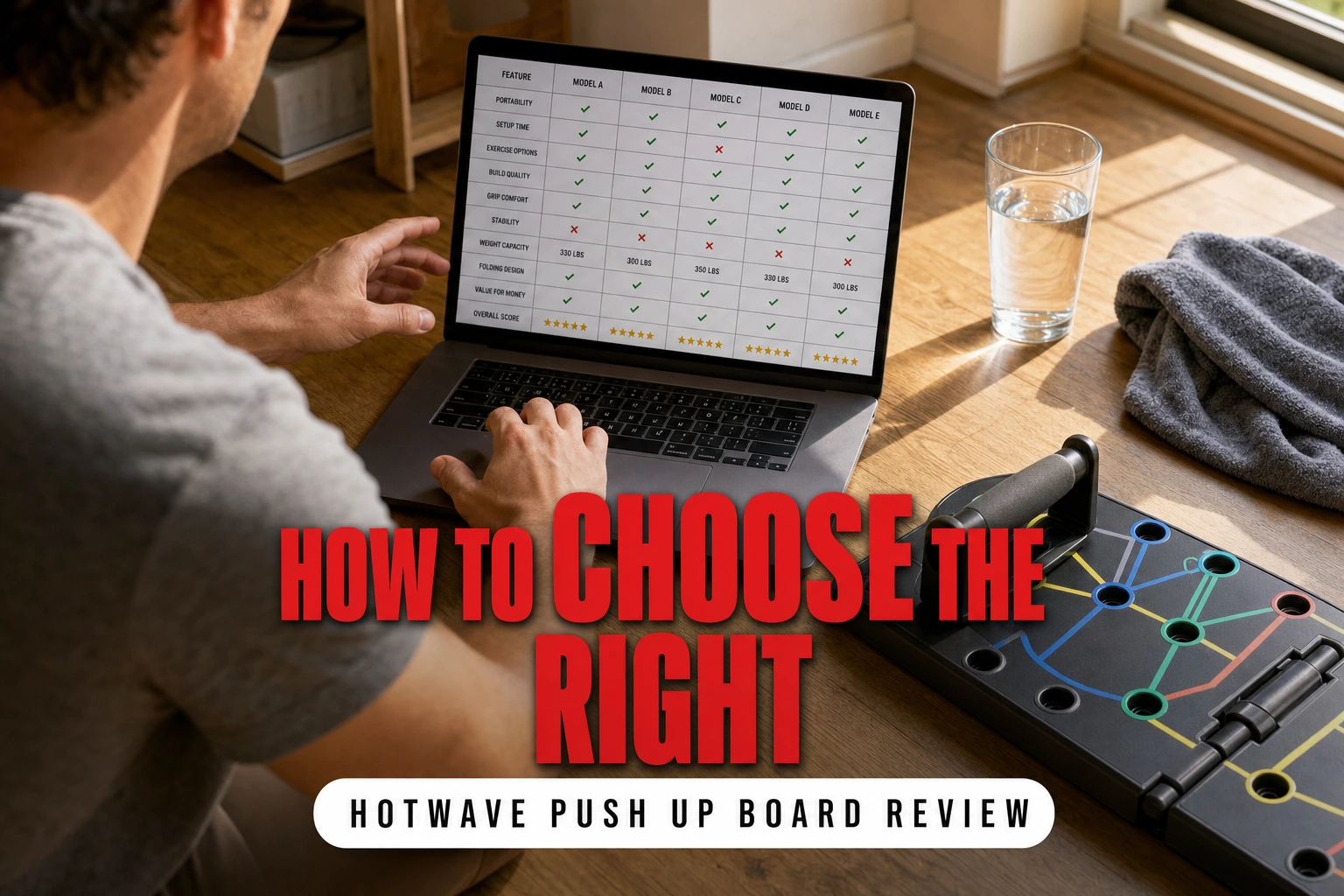 How to Choose the Right HOTWAVE Push Up Board Review