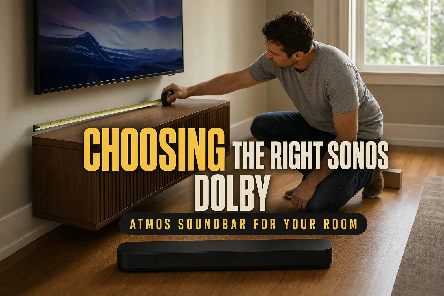 Choosing the Right Sonos Dolby Atmos Soundbar for Your Room