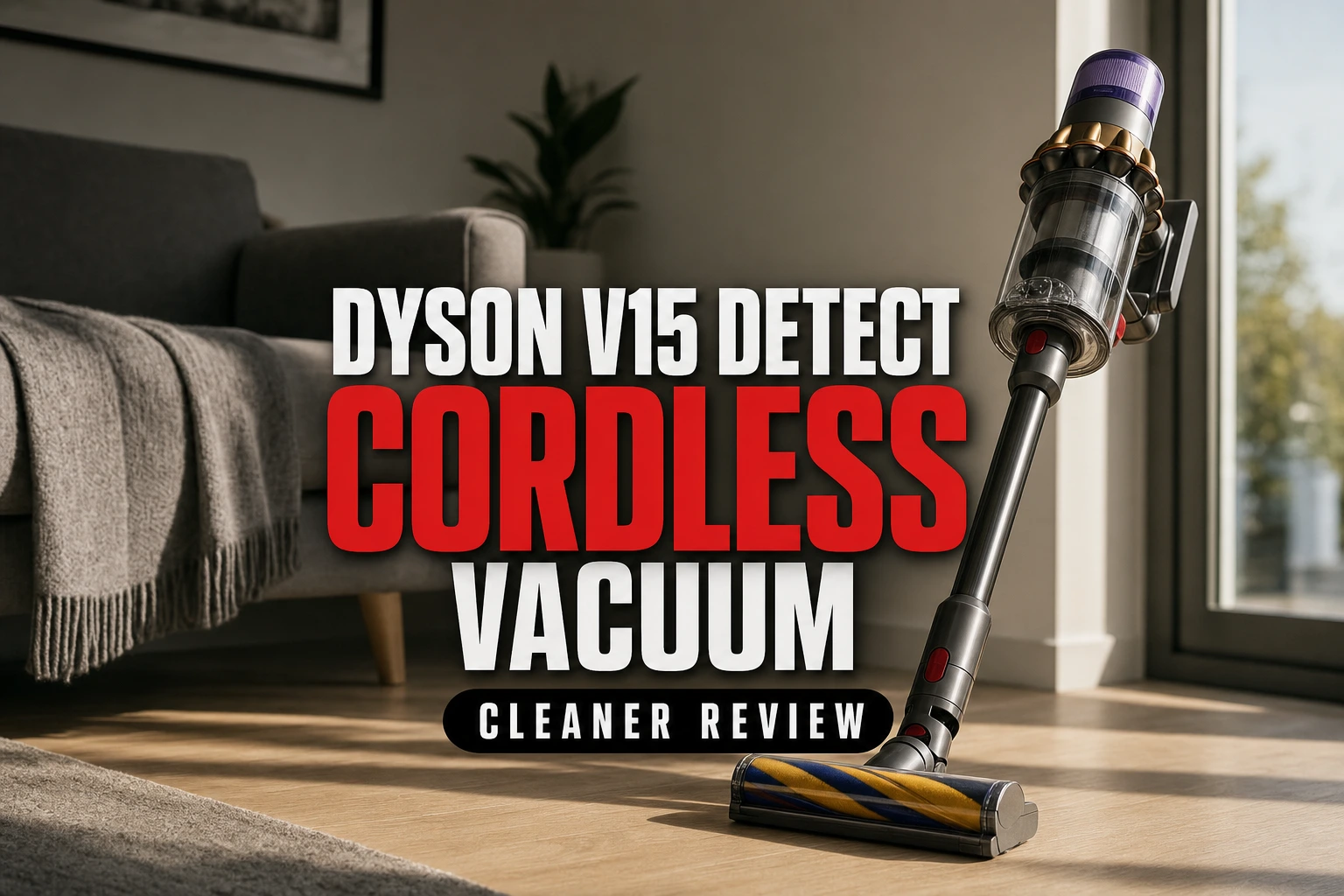Dyson V15 Detect Cordless Vacuum Cleaner Review