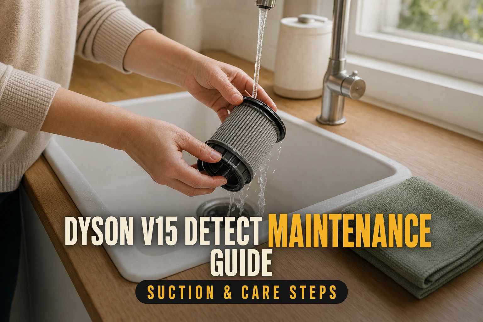Dyson V15 Detect Maintenance Guide: Suction & Care Steps