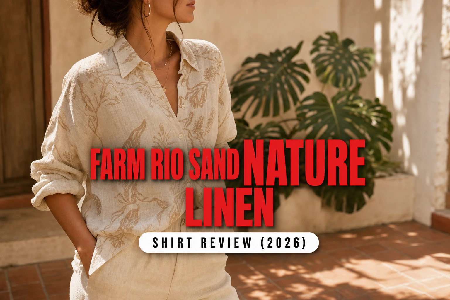 FARM Rio Sand Nature Linen Shirt Review (2026)