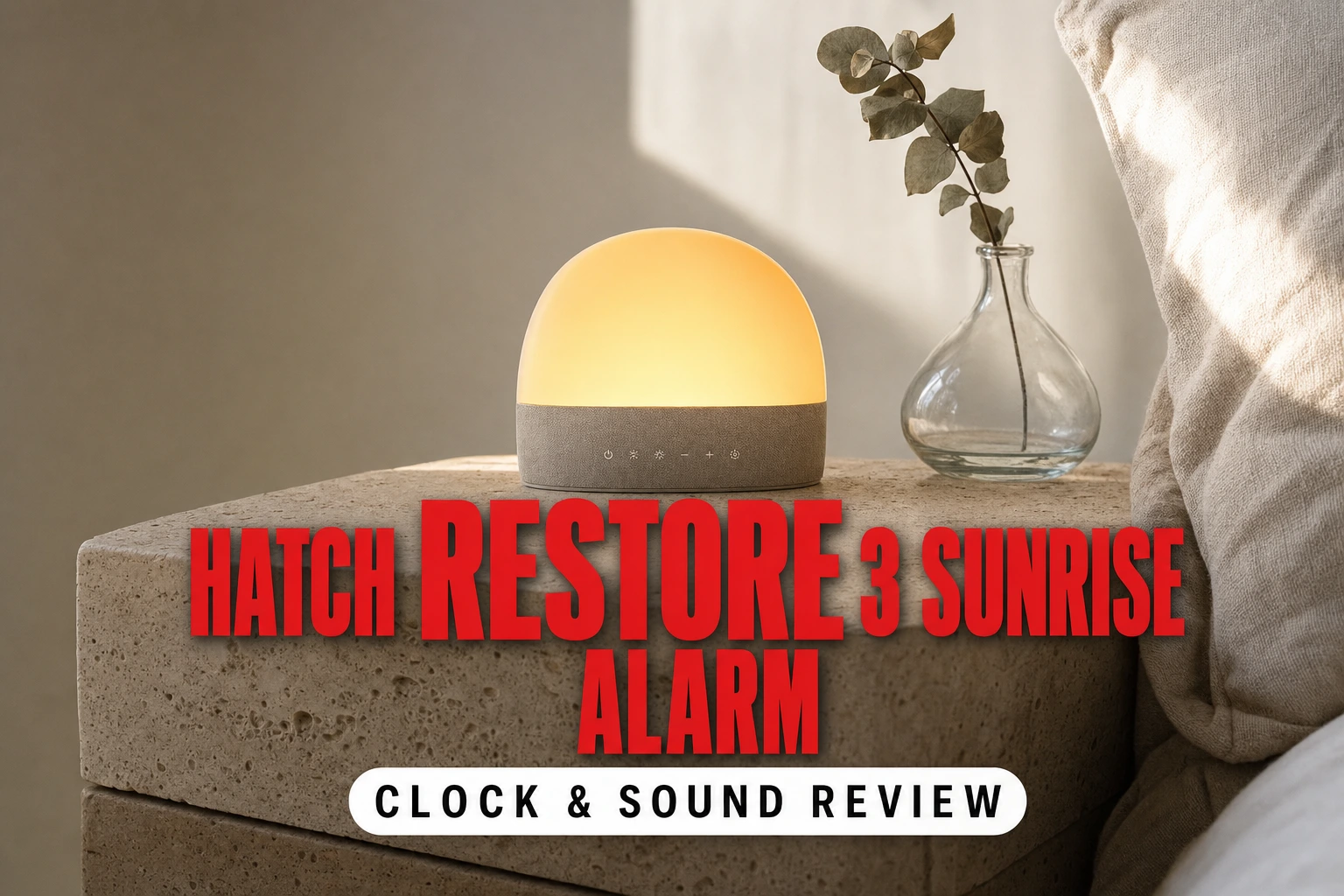 Hatch Restore 3 Sunrise Alarm Clock & Sound Review