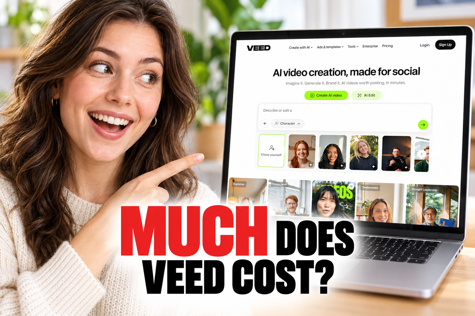 How Much Does VEED Cost? Monthly Pricing Structures Explained