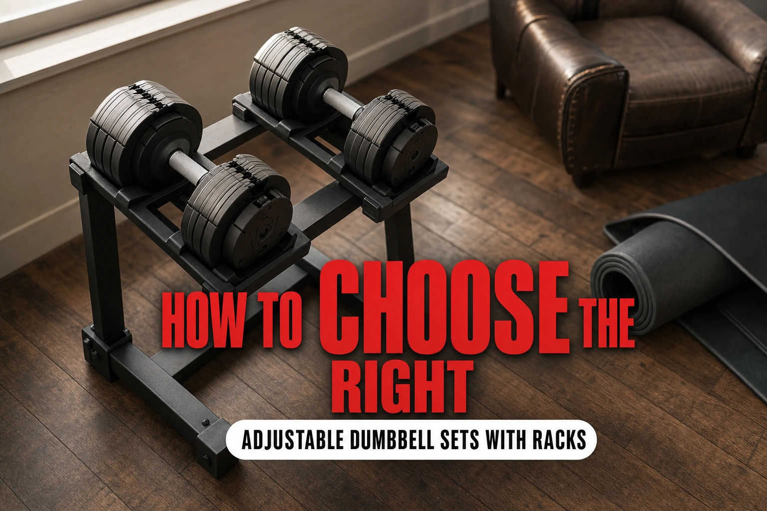 How to Choose the Right Adjustable Dumbbell Sets with Racks