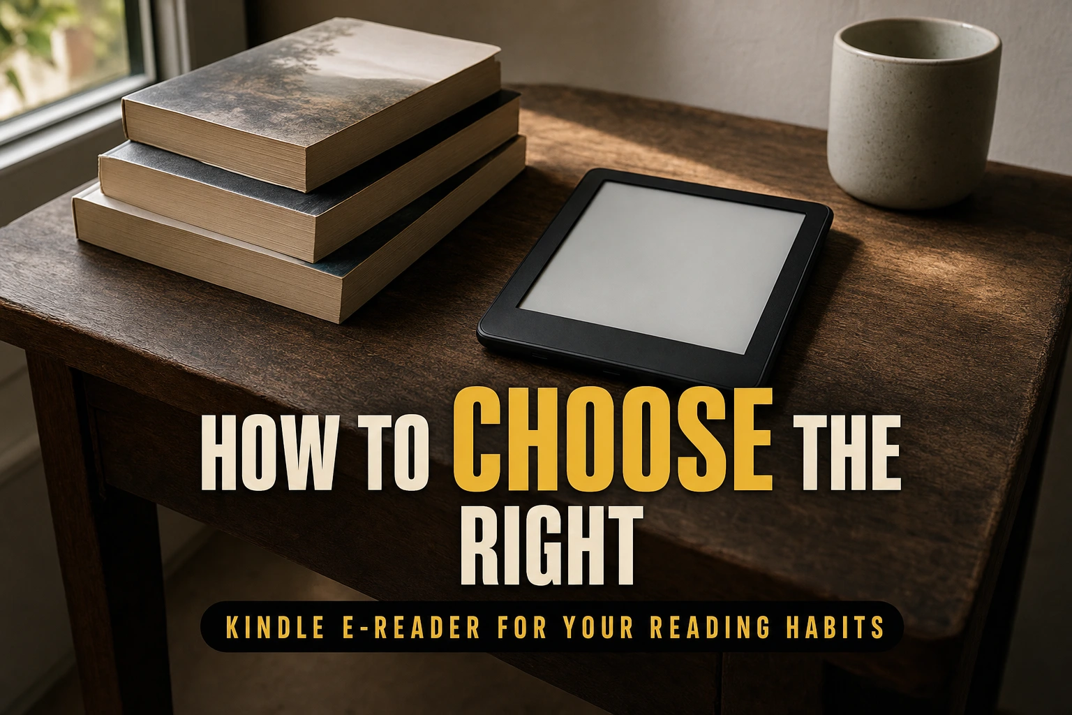 How to Choose the Right Kindle E-Reader for Your Reading Habits