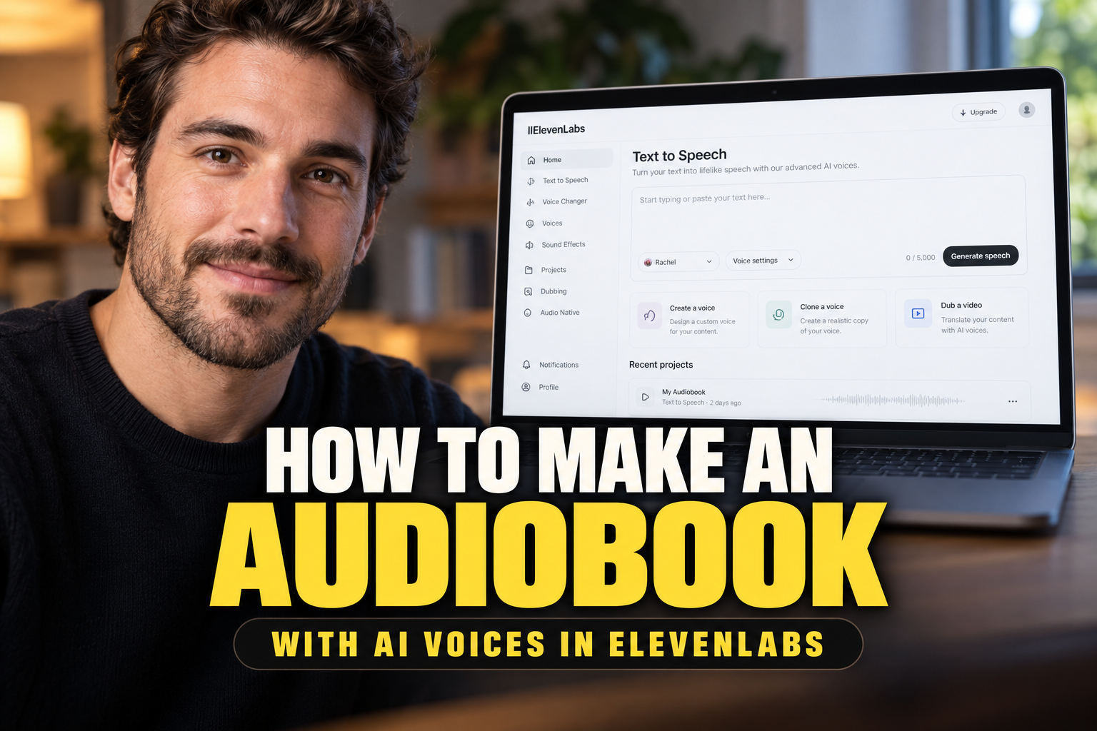How to Make an Audiobook with AI Voices in ElevenLabs
