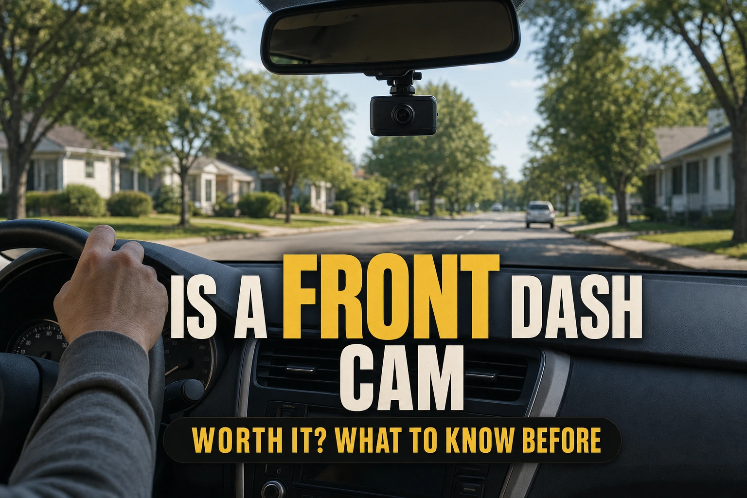 Is a Front Dash Cam Worth It? What to Know Before Buying