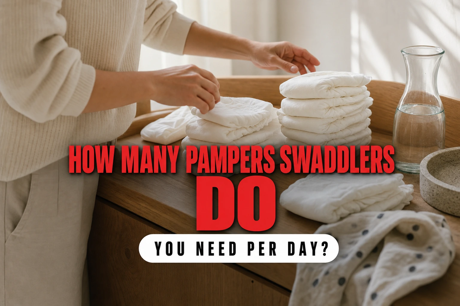 How Many Pampers Swaddlers Do You Need Per Day?