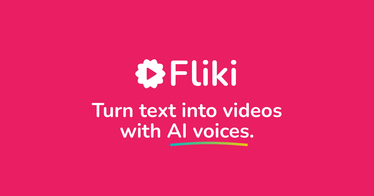 Fliki official product interface