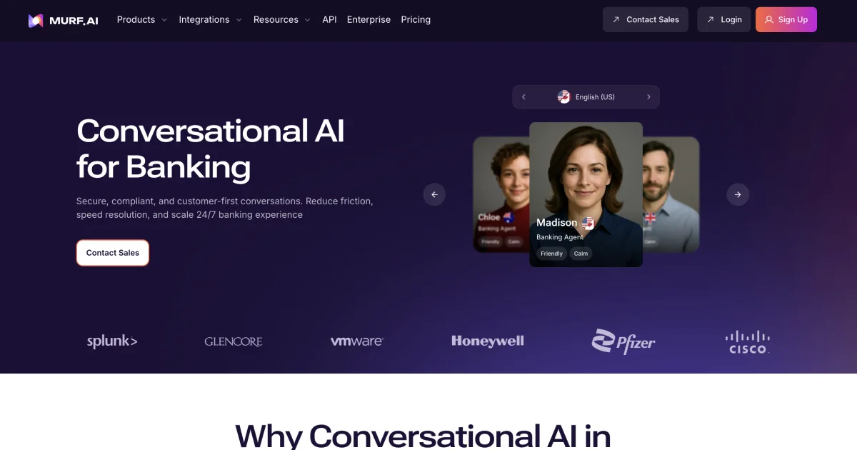 Murf — Conversational AI in Banking: Automate Support & Interaction